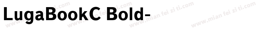 LugaBookC Bold字体转换